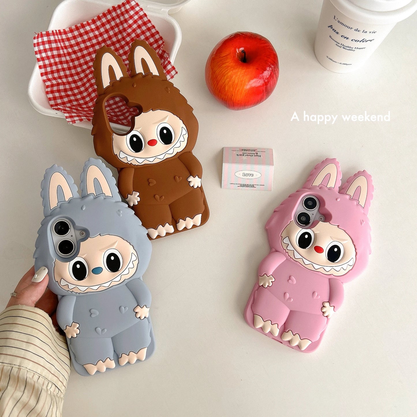 Labubu 3D Soft Silicone Phone Case
