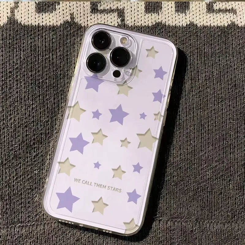 Romantic Purple Star Phone Case