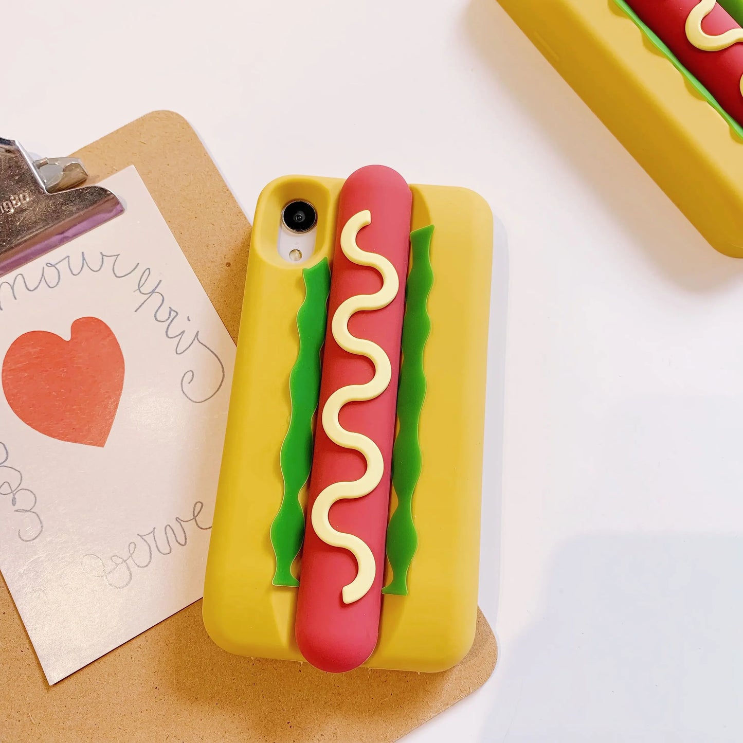 Cartoon Cute 3D Hot Dog Phone Case