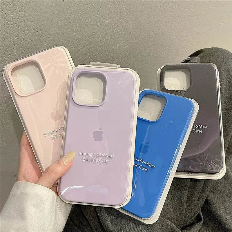 Original Official Apple Silicone Phone Case