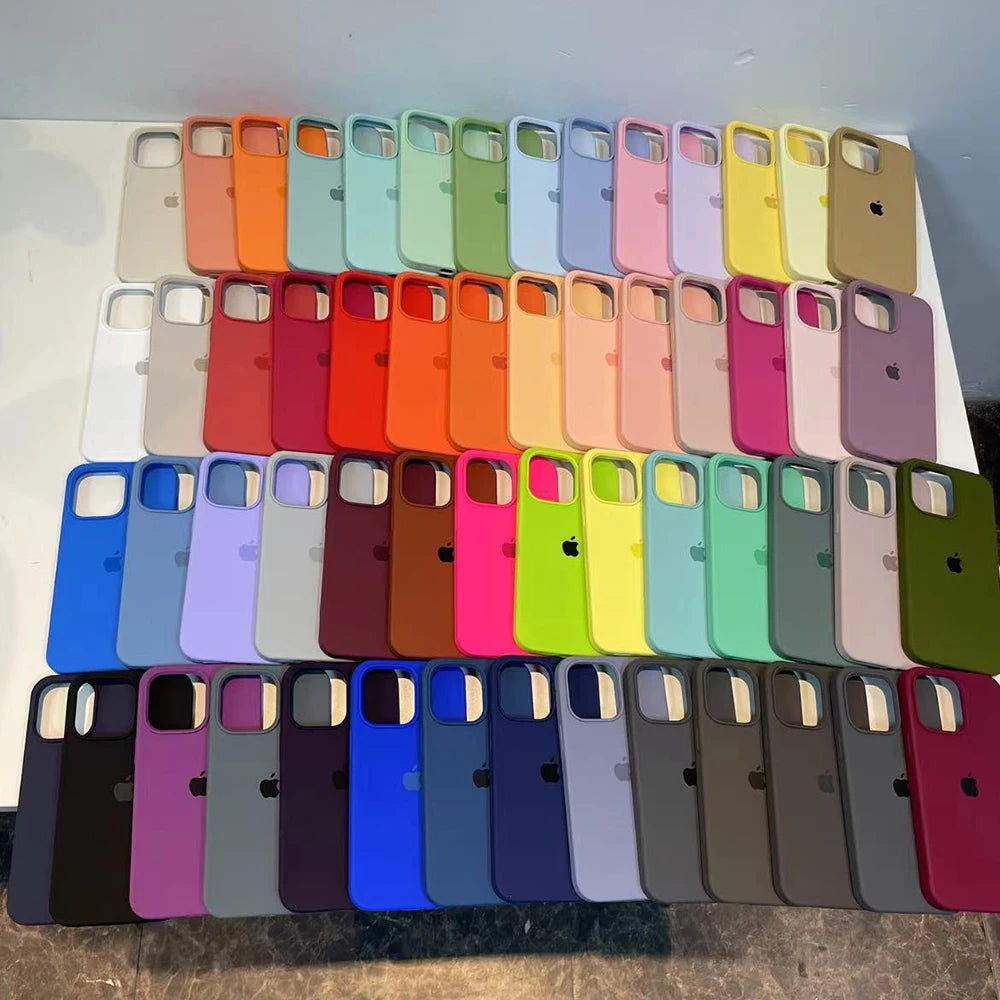Original Official Apple Silicone Phone Case