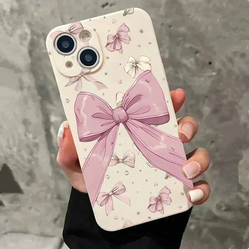 Cute Pink Bowknot Phone Case
