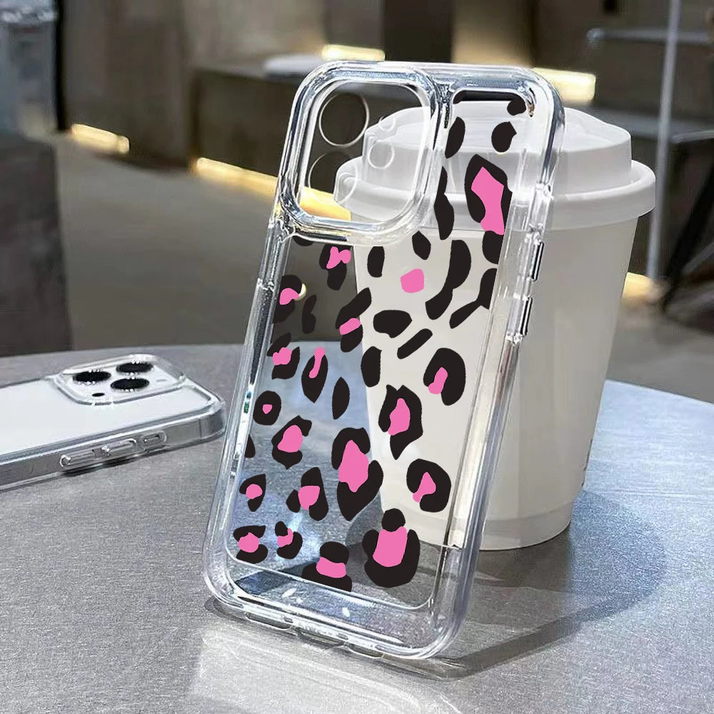 Heart Graphic Soft Silicone Bumper Phone Case