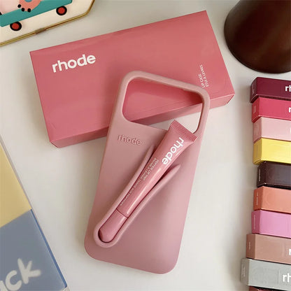 Rhode Autumn Limited Edition Phone Case with Lipstick Box Lip Gloss