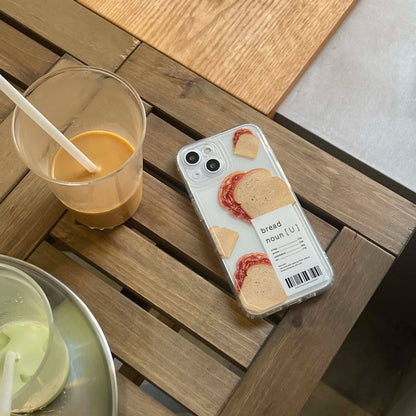 Bread Label Breakfast Phone Case