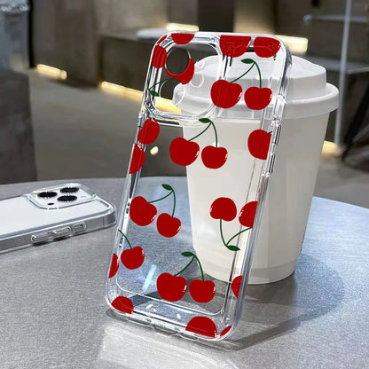 Heart Graphic Soft Silicone Bumper Phone Case