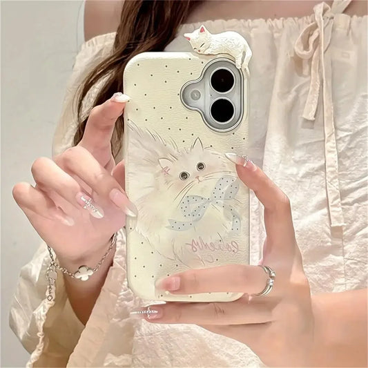 Cute 3D Kitten Phone Case