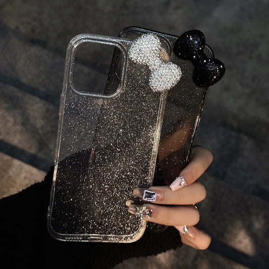 Luxury 3D Rhinestone Bow Bling Glitter Phone Case