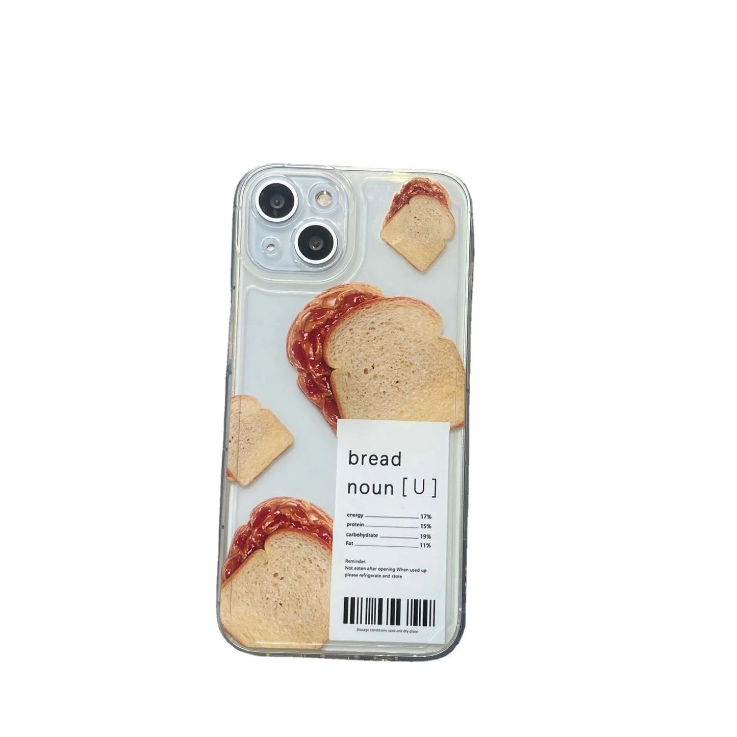 Bread Label Breakfast Phone Case
