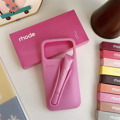 Rhode Autumn Limited Edition Phone Case with Lipstick Box Lip Gloss
