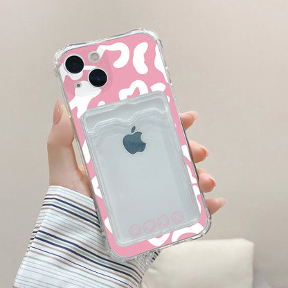 Love Heart Card Photo Holder Phone Case