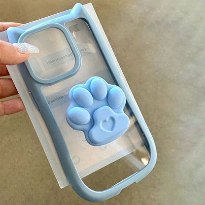 Cute Cat Ear Silicone Phone Case