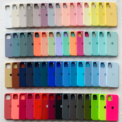 Original Official Apple Silicone Phone Case