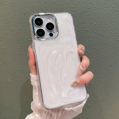Luxury Bling Glitter White Epoxy Phone Case