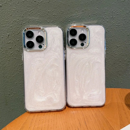 Luxury Bling Glitter White Epoxy Phone Case