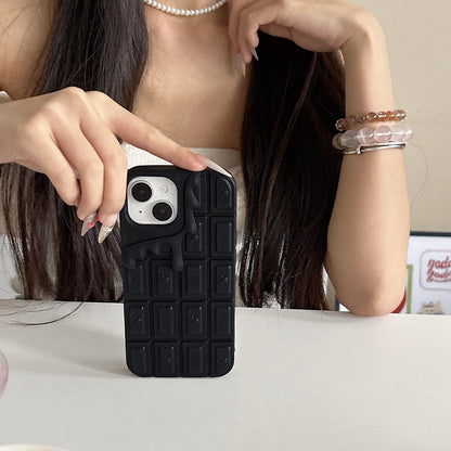 Kawaii Chocolate Ice Cream Mickey Soft Silicon Phone Case