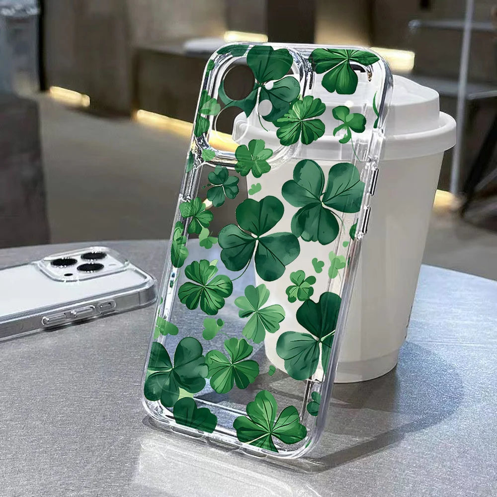 Grass Soft Liquid Silicone Shockproof Cover Phone Case