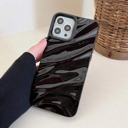 Luxury 3D Silk Wavy Pattern Phone Case